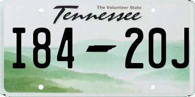 TN license plate I8420J