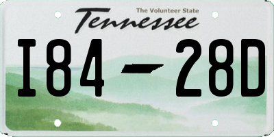 TN license plate I8428D
