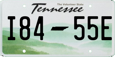 TN license plate I8455E