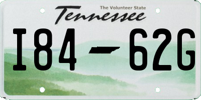 TN license plate I8462G