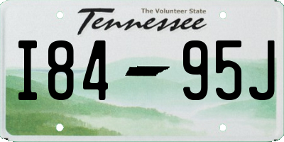 TN license plate I8495J