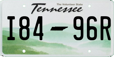 TN license plate I8496R