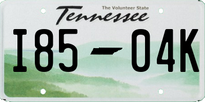 TN license plate I8504K