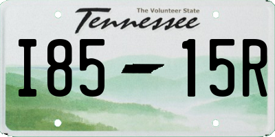 TN license plate I8515R