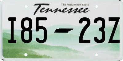 TN license plate I8523Z