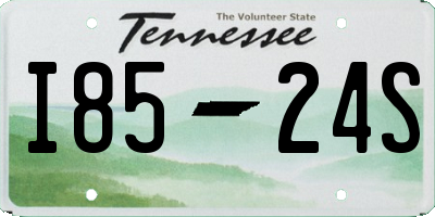 TN license plate I8524S