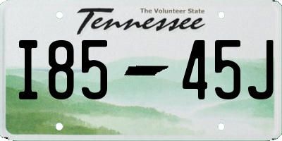 TN license plate I8545J