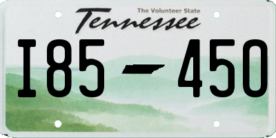 TN license plate I8545O