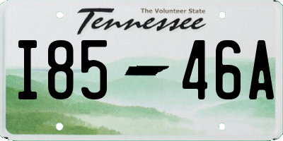 TN license plate I8546A