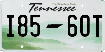 TN license plate I8560T