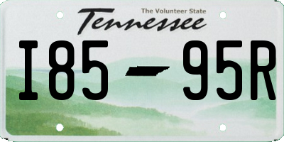 TN license plate I8595R