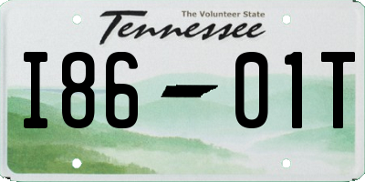 TN license plate I8601T