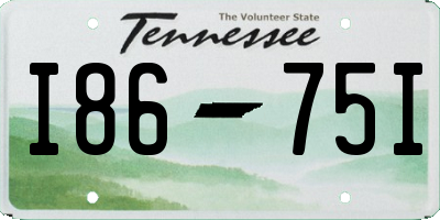 TN license plate I8675I