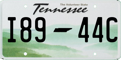 TN license plate I8944C