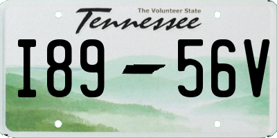 TN license plate I8956V