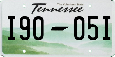 TN license plate I9005I