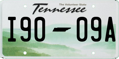 TN license plate I9009A