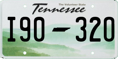 TN license plate I9032O