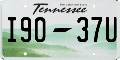 TN license plate I9037U