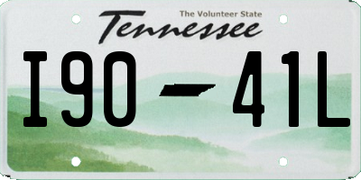 TN license plate I9041L
