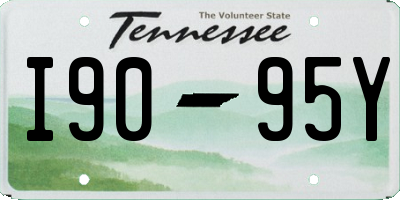 TN license plate I9095Y