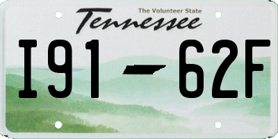 TN license plate I9162F