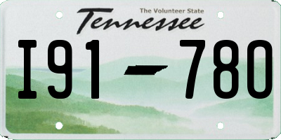TN license plate I9178O
