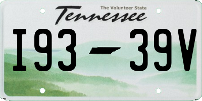 TN license plate I9339V