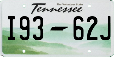TN license plate I9362J