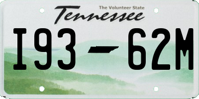 TN license plate I9362M
