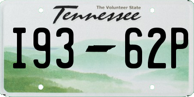 TN license plate I9362P