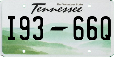 TN license plate I9366Q