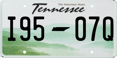 TN license plate I9507Q