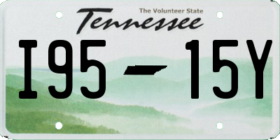 TN license plate I9515Y