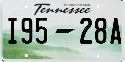 TN license plate I9528A