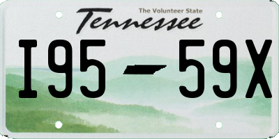 TN license plate I9559X