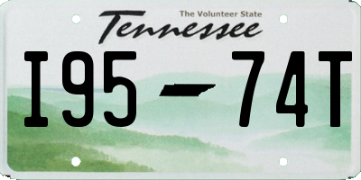 TN license plate I9574T