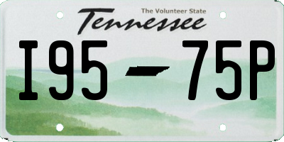 TN license plate I9575P