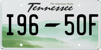 TN license plate I9650F