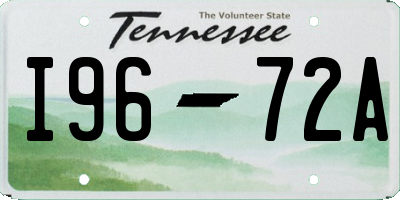 TN license plate I9672A