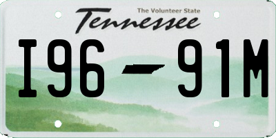 TN license plate I9691M