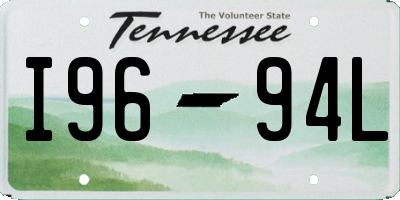 TN license plate I9694L