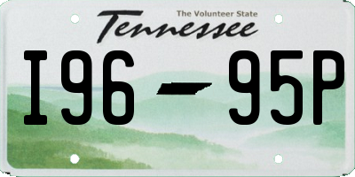 TN license plate I9695P