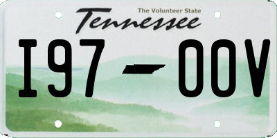 TN license plate I9700V
