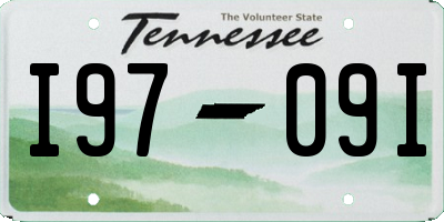 TN license plate I9709I