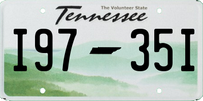 TN license plate I9735I