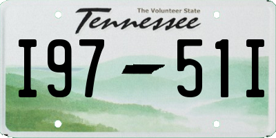 TN license plate I9751I