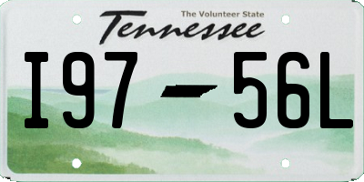 TN license plate I9756L