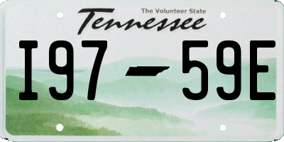 TN license plate I9759E