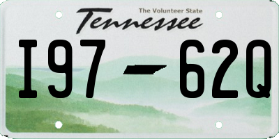 TN license plate I9762Q